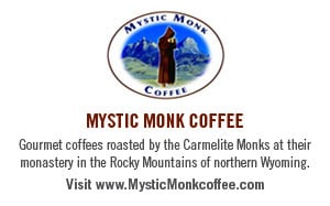 Mystic Monk Coffee Ad
