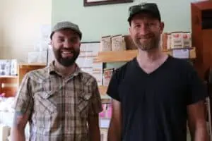 Co-founder Haden Polseno-Hensley and head roaster Tony Greatorex