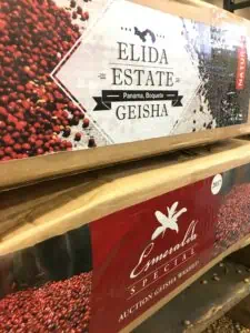 Photo of Elida Estate Gesha purchased at auction