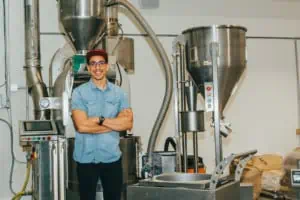 Amavida Coffee's Martin Trejo, roaster of No. 21 Espresso Mandarina