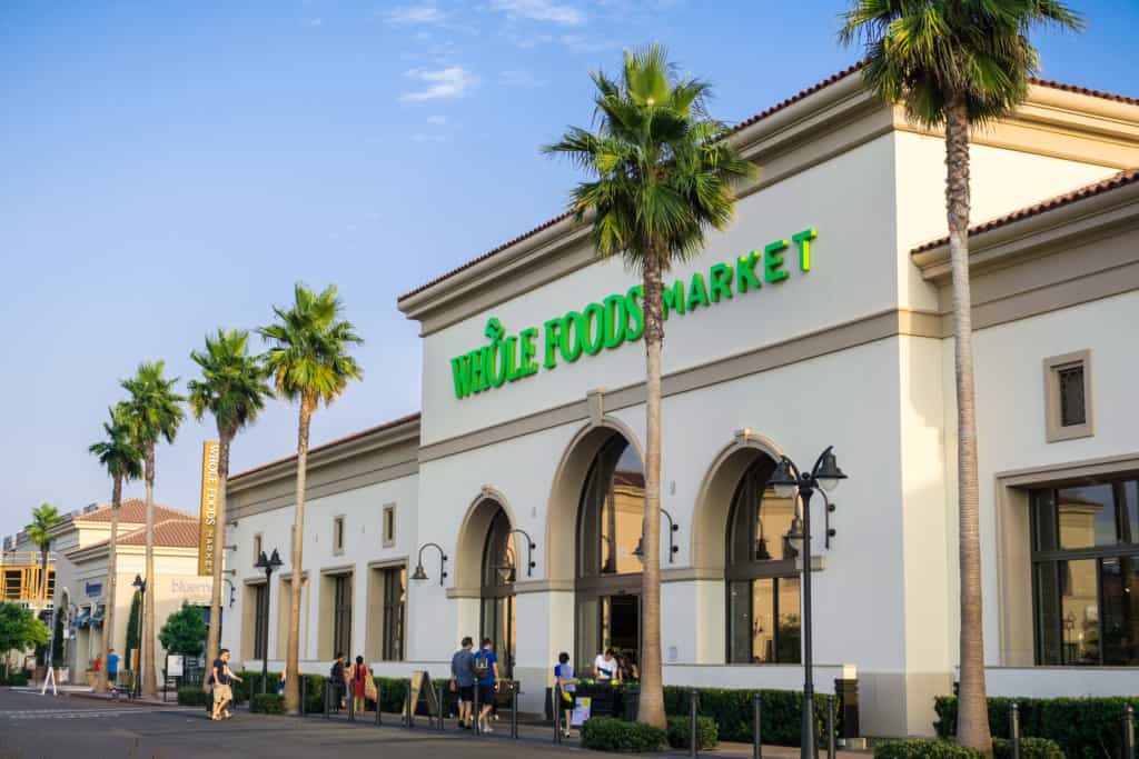 Image of exterior of a Whole Foods store