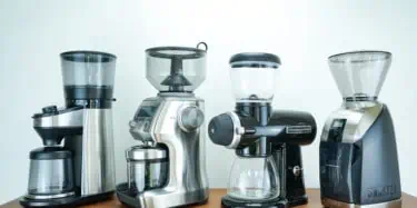 Image of four coffee grinders