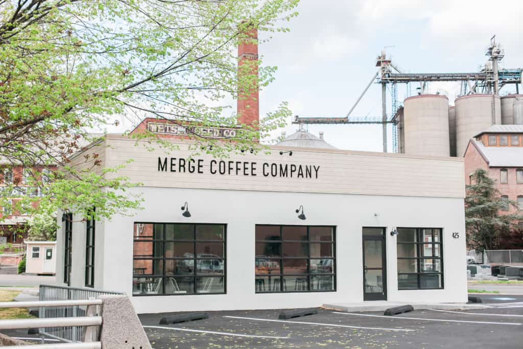 Merge Coffee Company location in Virginia. 