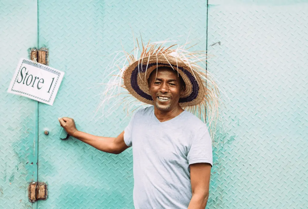 Photo of Tesfaye Bekele, owner of Suke Quto farm.