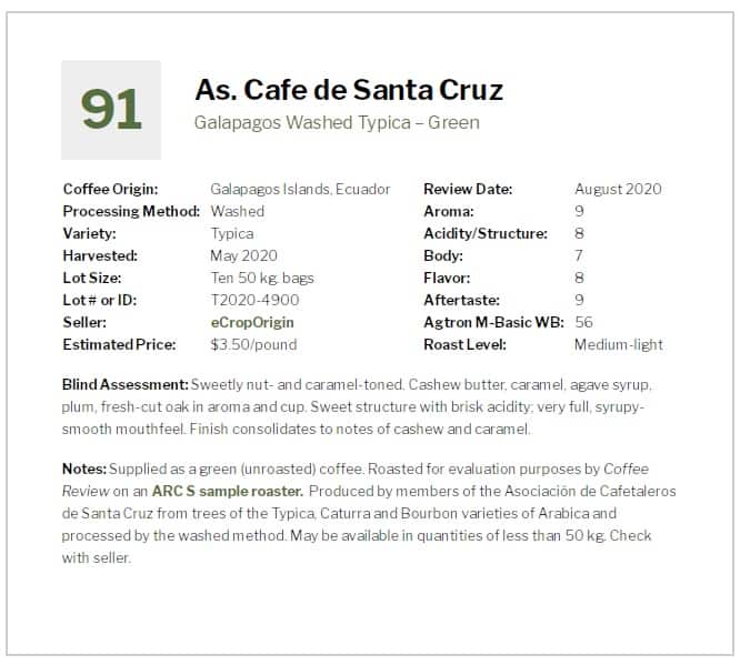 Coffee Review Services Available at